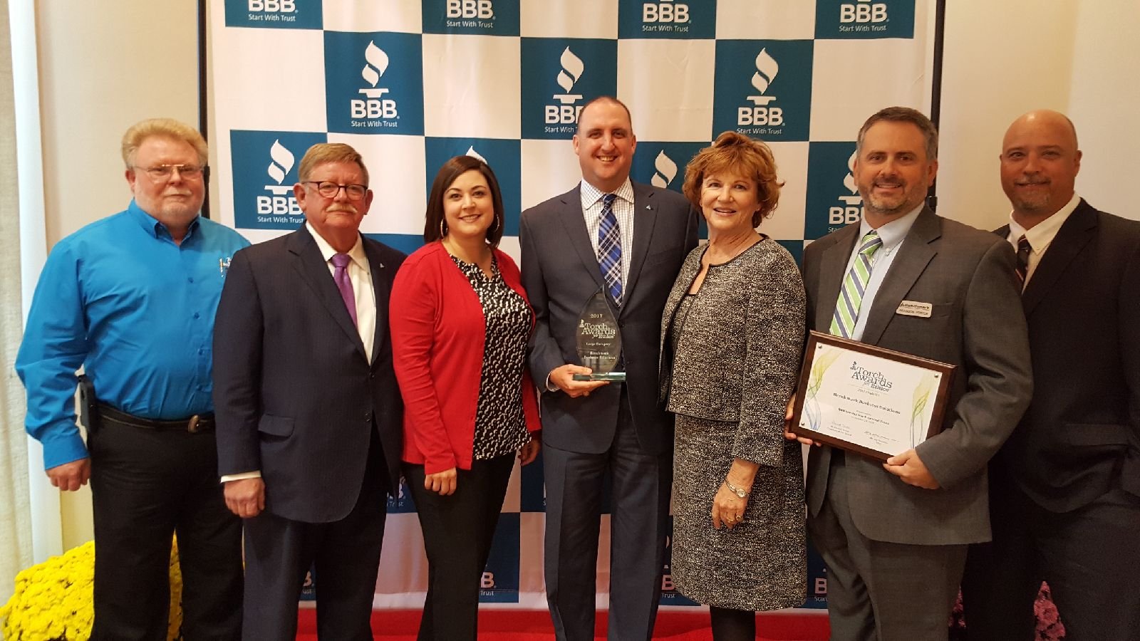 On October 24, 2017, the Better Business Bureau of North Central Texas announced Benchmark Business Solutions as the large category winner of the 2017 Torch Award for Ethics.