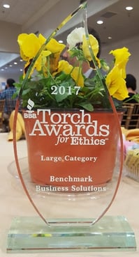 The Torch Award for Ethics embodies the BBB’s mission of advancing marketplace trust.