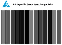 HP Pagewide Accent Color Sample Print